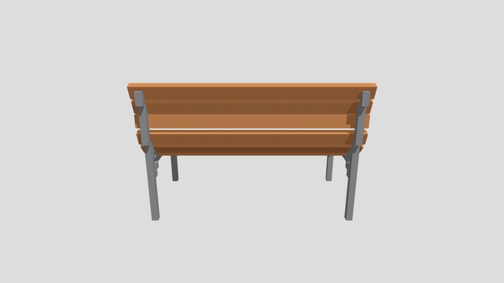 Скамейка 3D Model