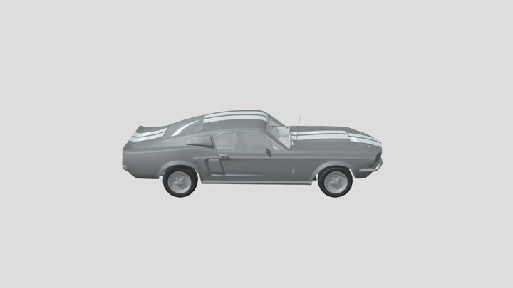 67 Shelby Mustang 3D Model