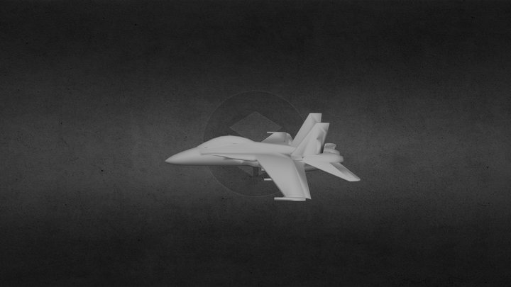 F-18 3D Model