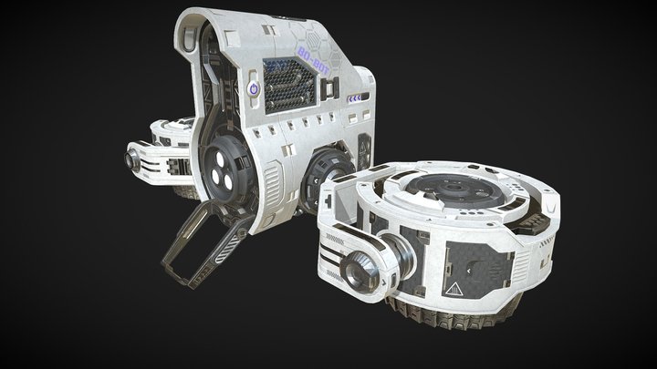 Bo-Bot Drone 3D Model
