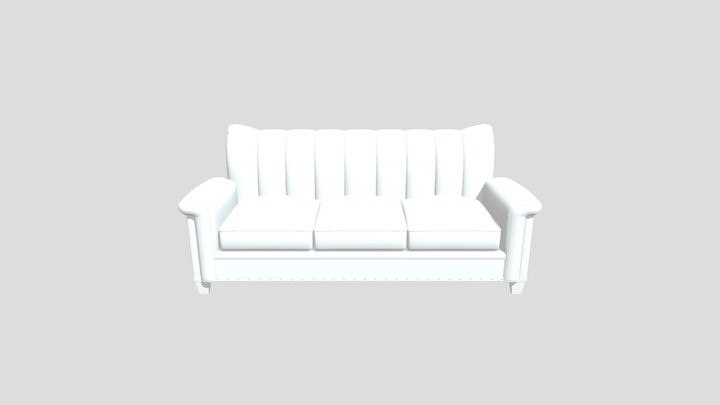 Designer Sofa 3D Model