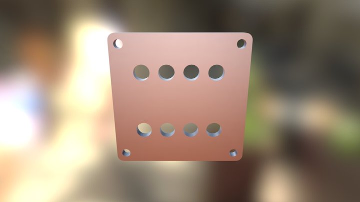 Chip Holder Top 3D Model