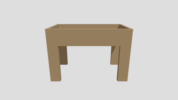 MESA_HIDROPONICA 3D Model