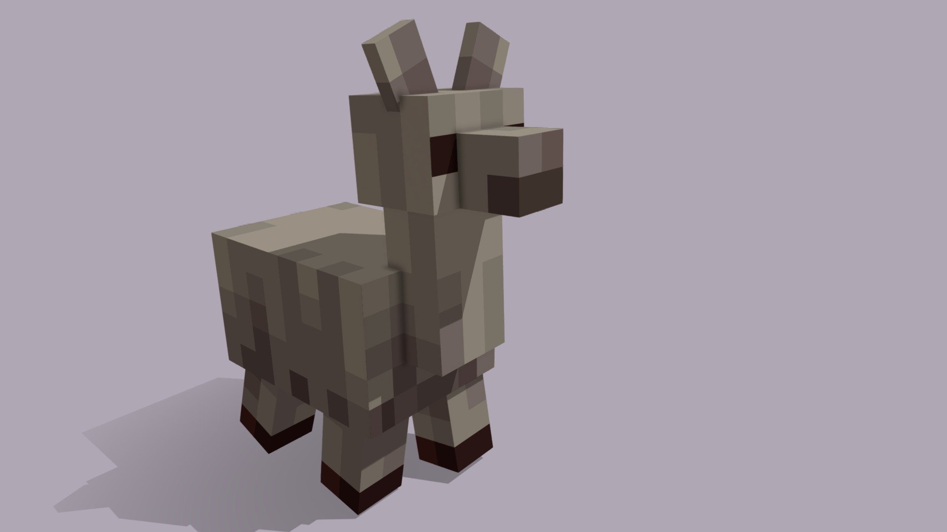 EverShell - Llama pet (gray) - 3D model by Azot [8ae71e9] - Sketchfab