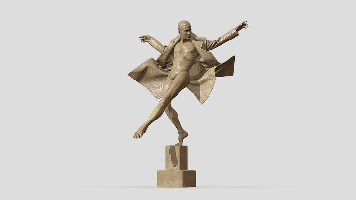Male Dancer – Kostenloses 3D-Modell STL