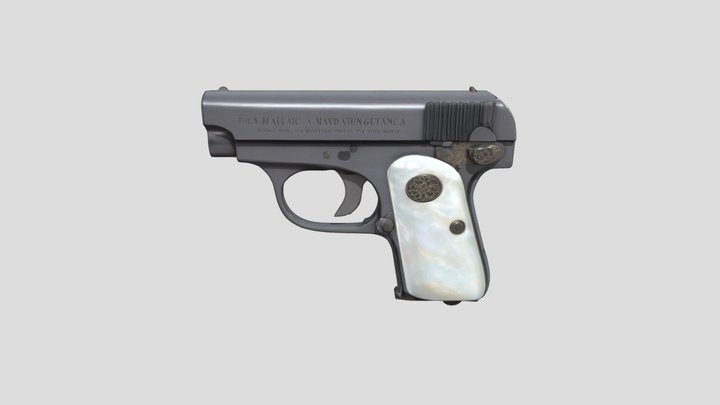 Colt Pocket Sidearm 3D Model