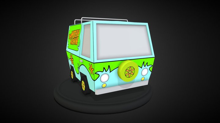 Scooby-Doo Mystery Machine 3D Model