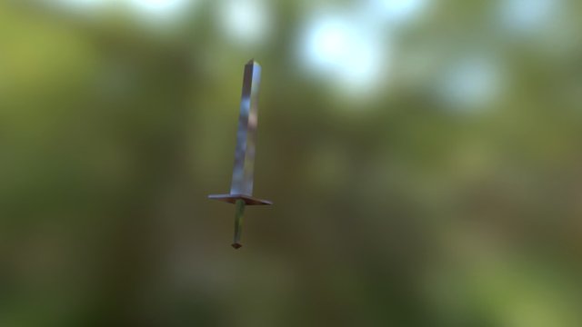 LowPoly Sword 3D Model