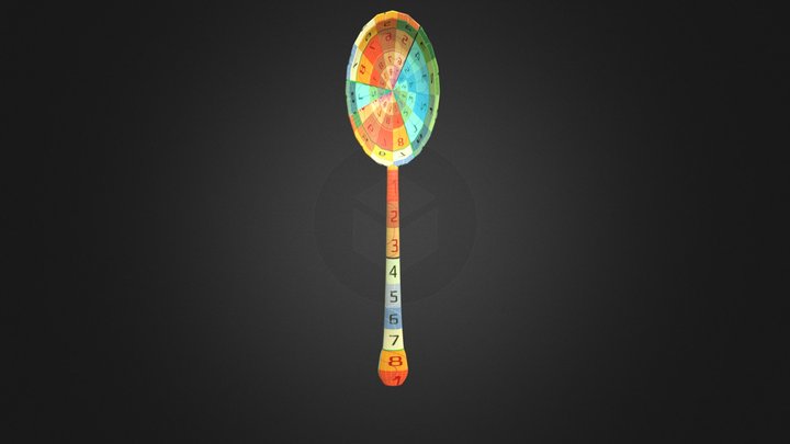 Object7UV - Spoon 3D Model