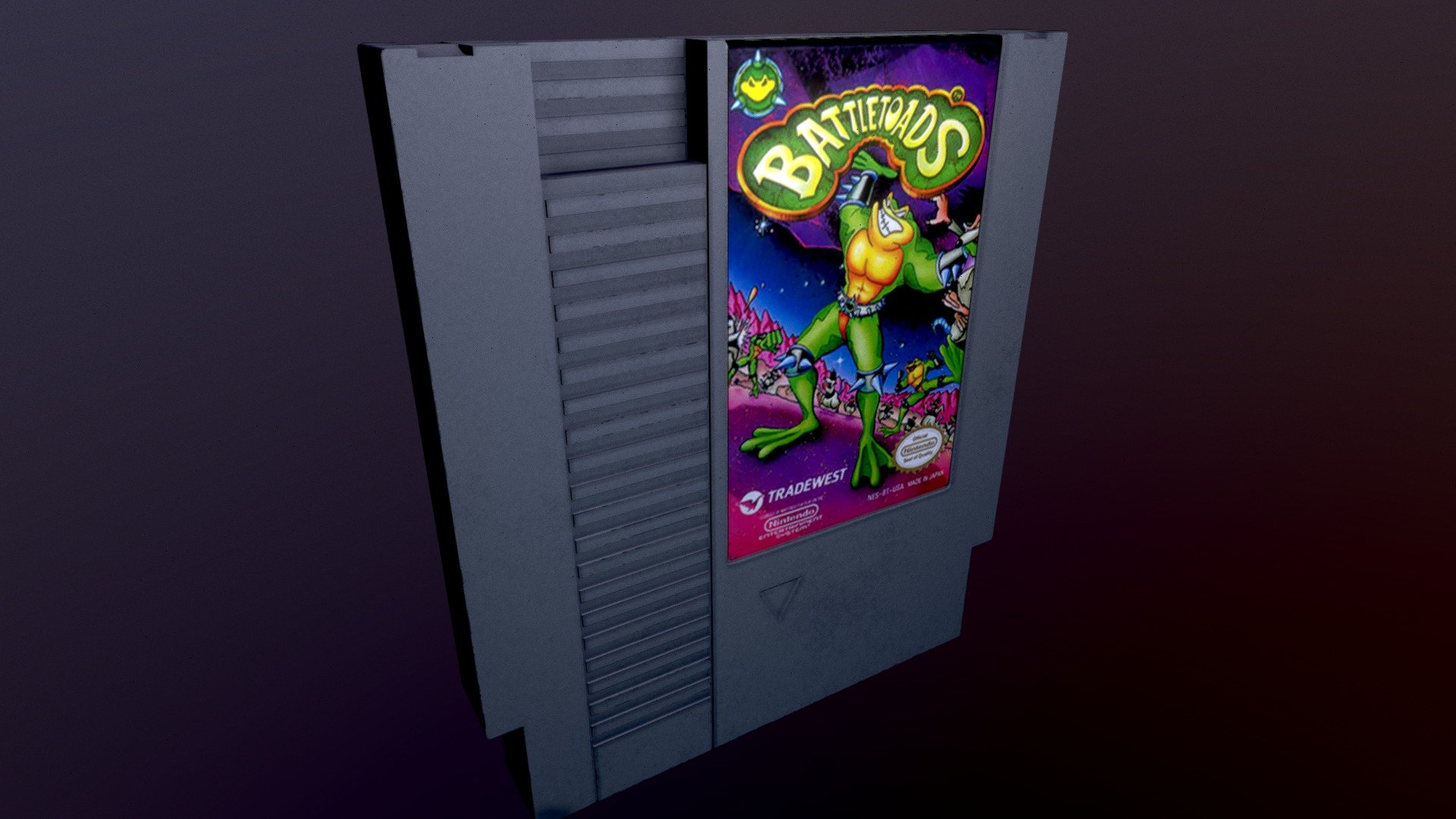 NES || Cartridge || Battletoads - Download Free 3D Model By Dark_igorek ...