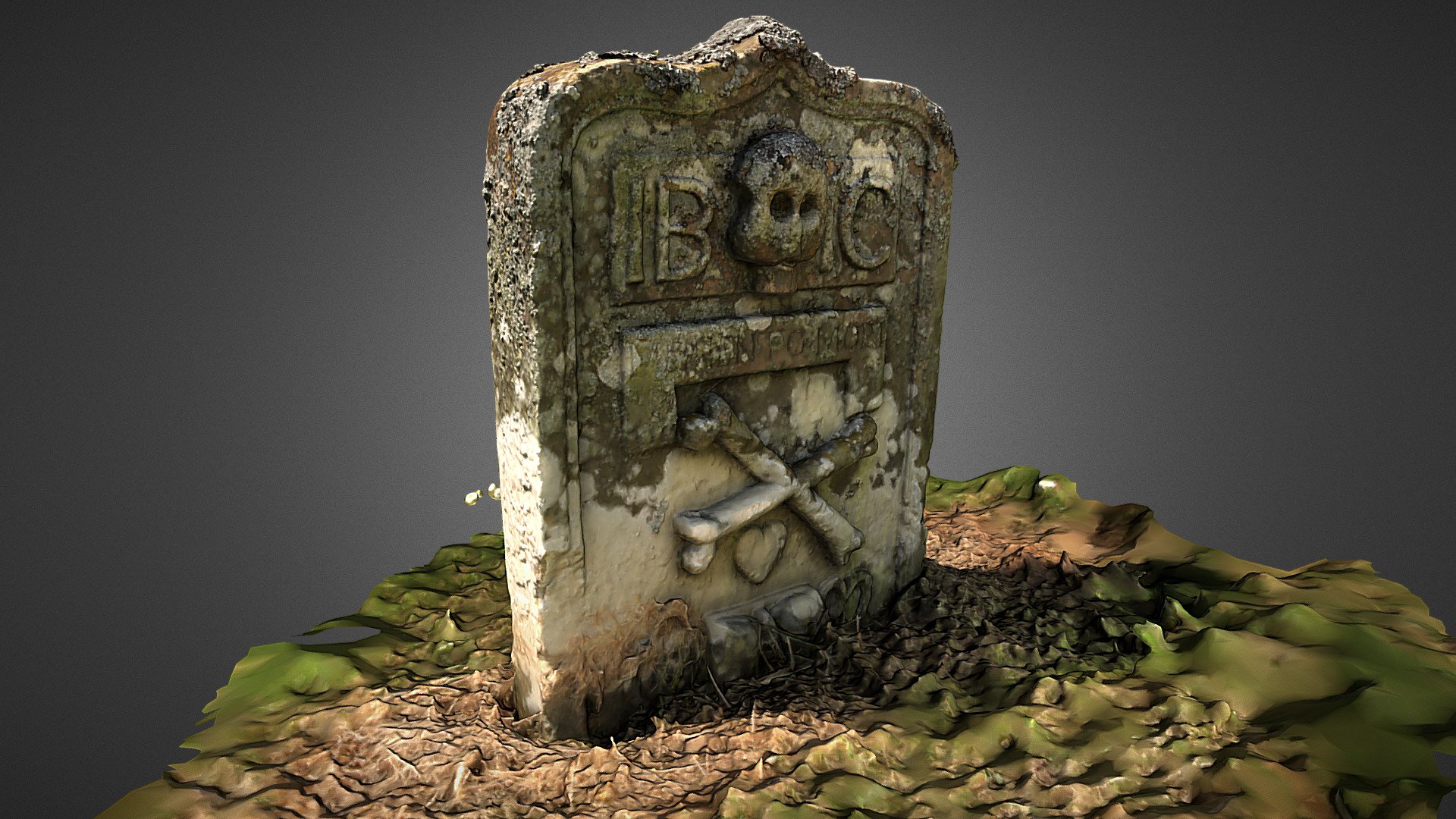 1734 gravestone Hume Parish Church