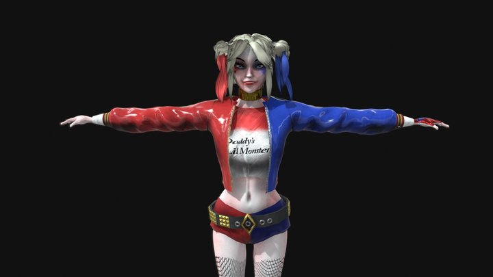 Harley Quinn 3D Model