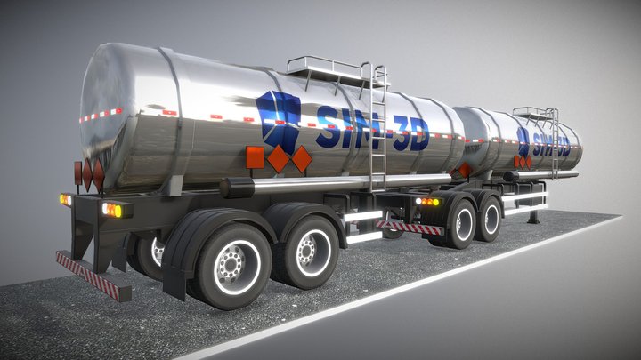 Bitrem Tanque - 3D Models 3D Model