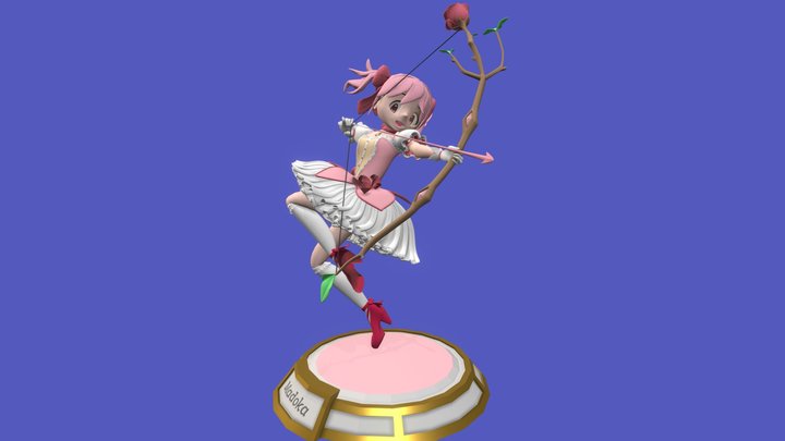 puella magi madoka magica, Madoka 3D Model