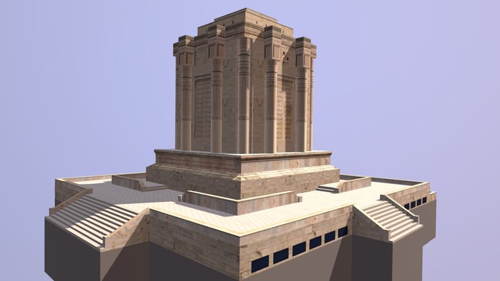 Iran Tomb of Ferdowsi 3D Model
