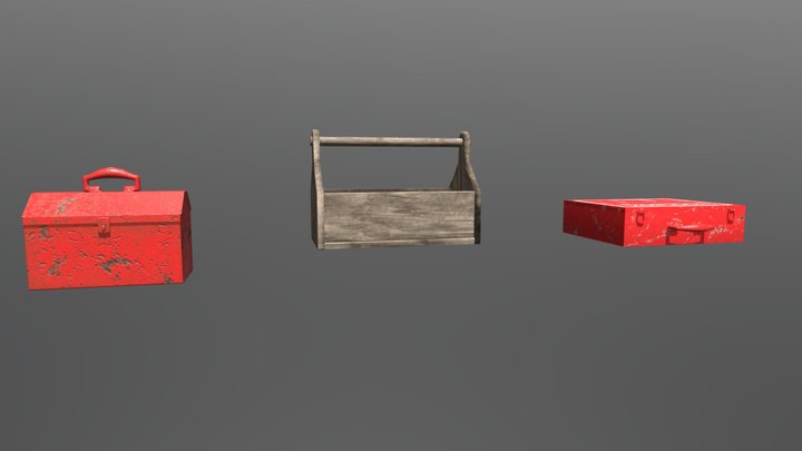 Toolboxes 3D Model