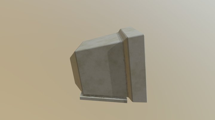 Old monitor 3D Model