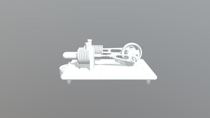 Stirling Engine 3D Model