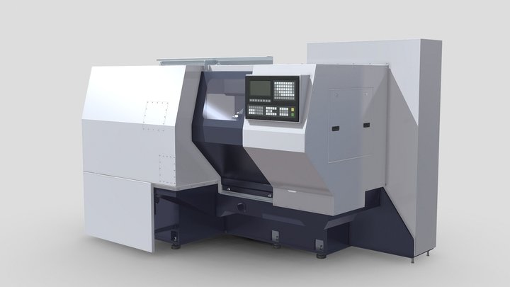 19 CNC Slide Cover 3D Model