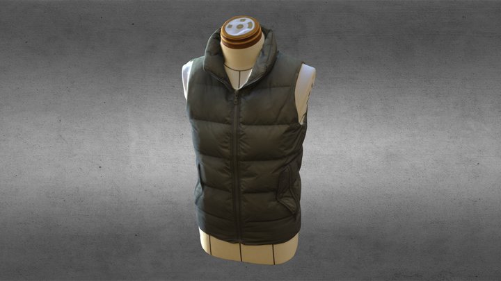 My sleeveless down vest 3D Model