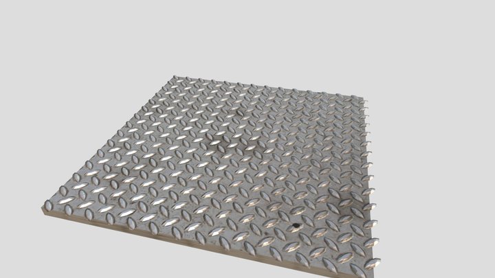 Sci-Fi Metal Floor Panel – Free 3D Model STL