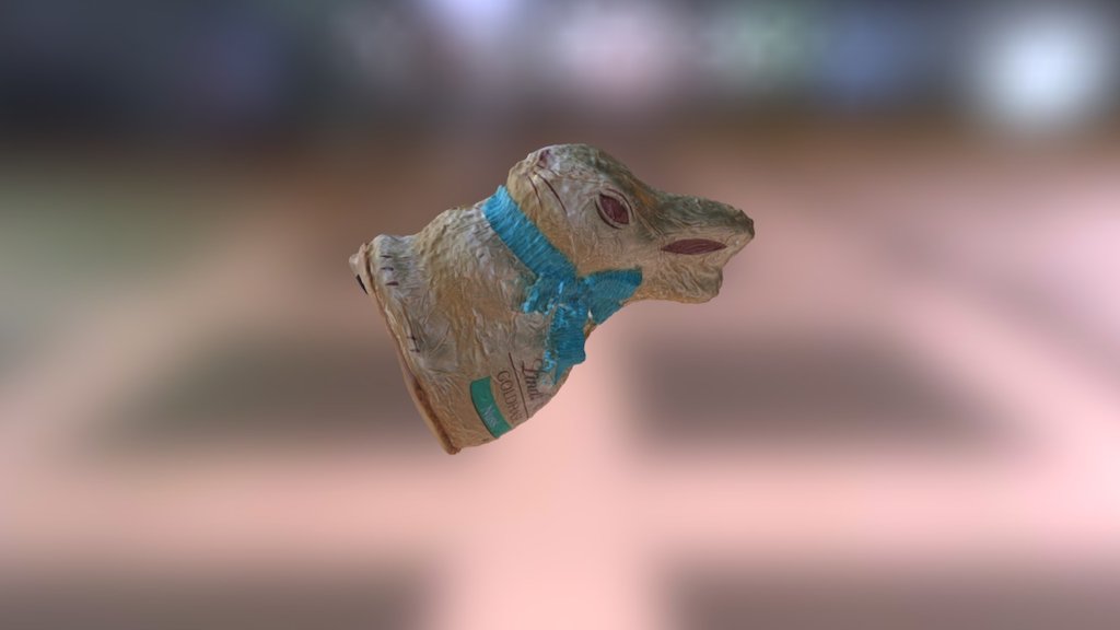 Lindt chocolate bunny - 3D model by yyrr [8af237a] - Sketchfab