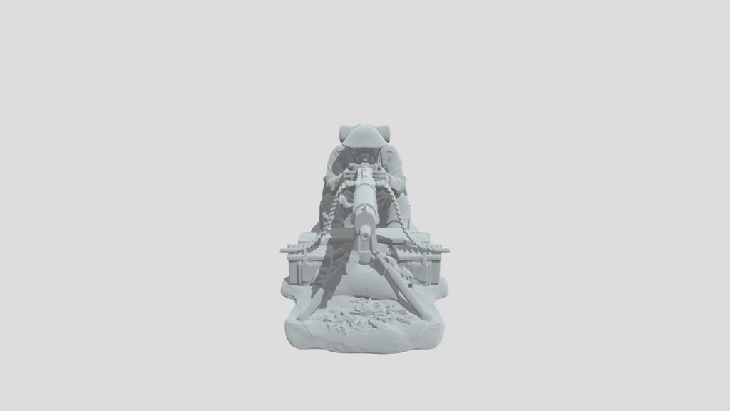 Emplaced Machine Gunner