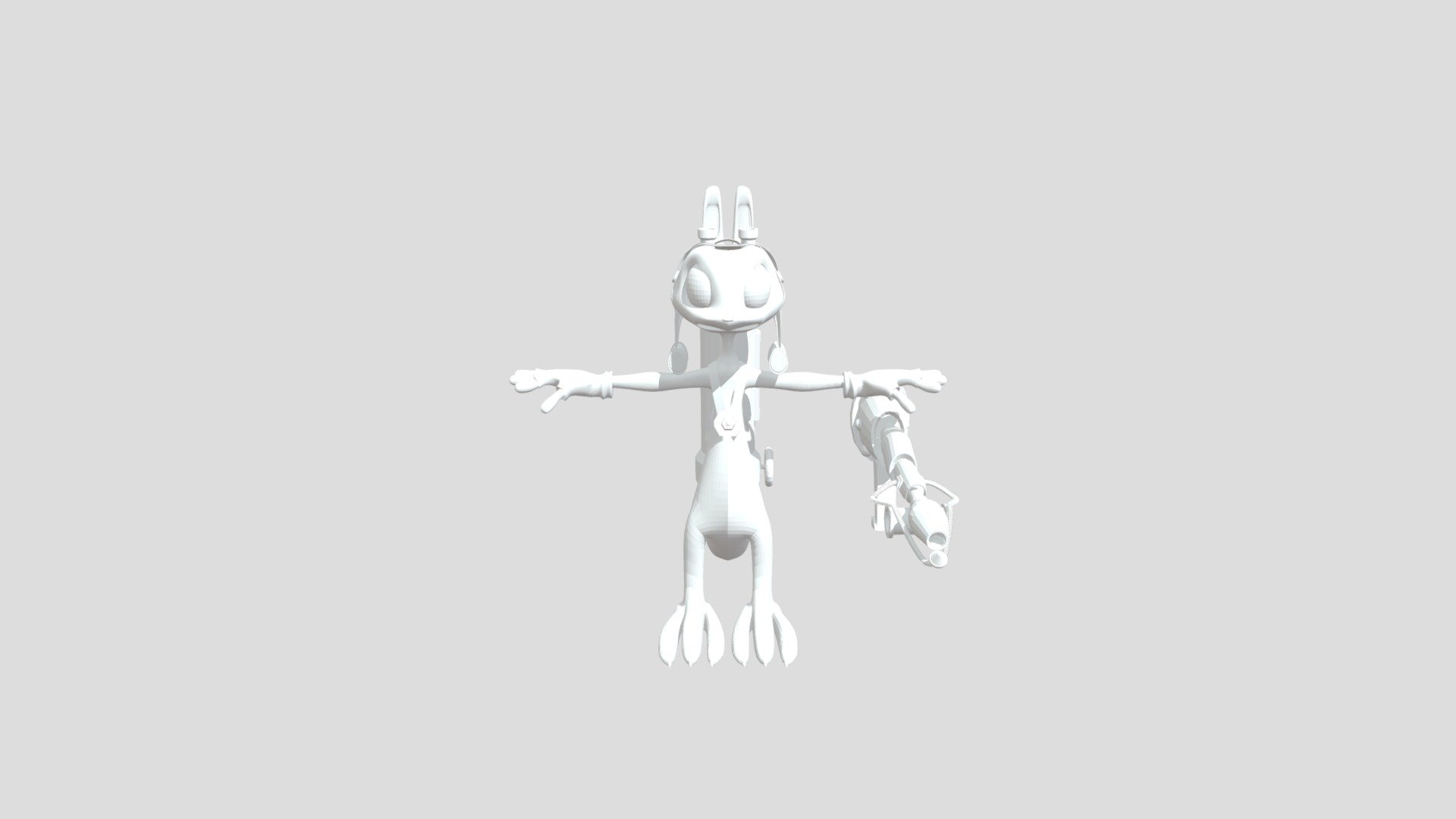 Daxter con arma - 3D model by fernaancrack75 [8af498e] - Sketchfab