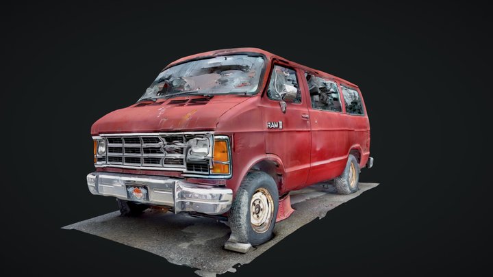Dodge Ram Van [Voyage Perpétuel] 3D Model