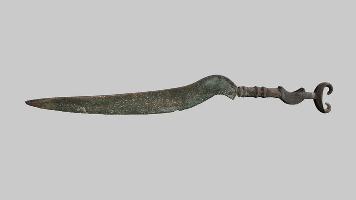Bronze Knife 3D Model