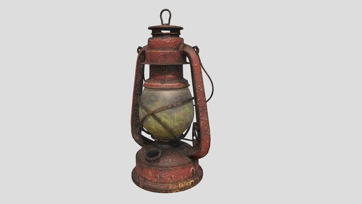 Oil Lantern 3D Model