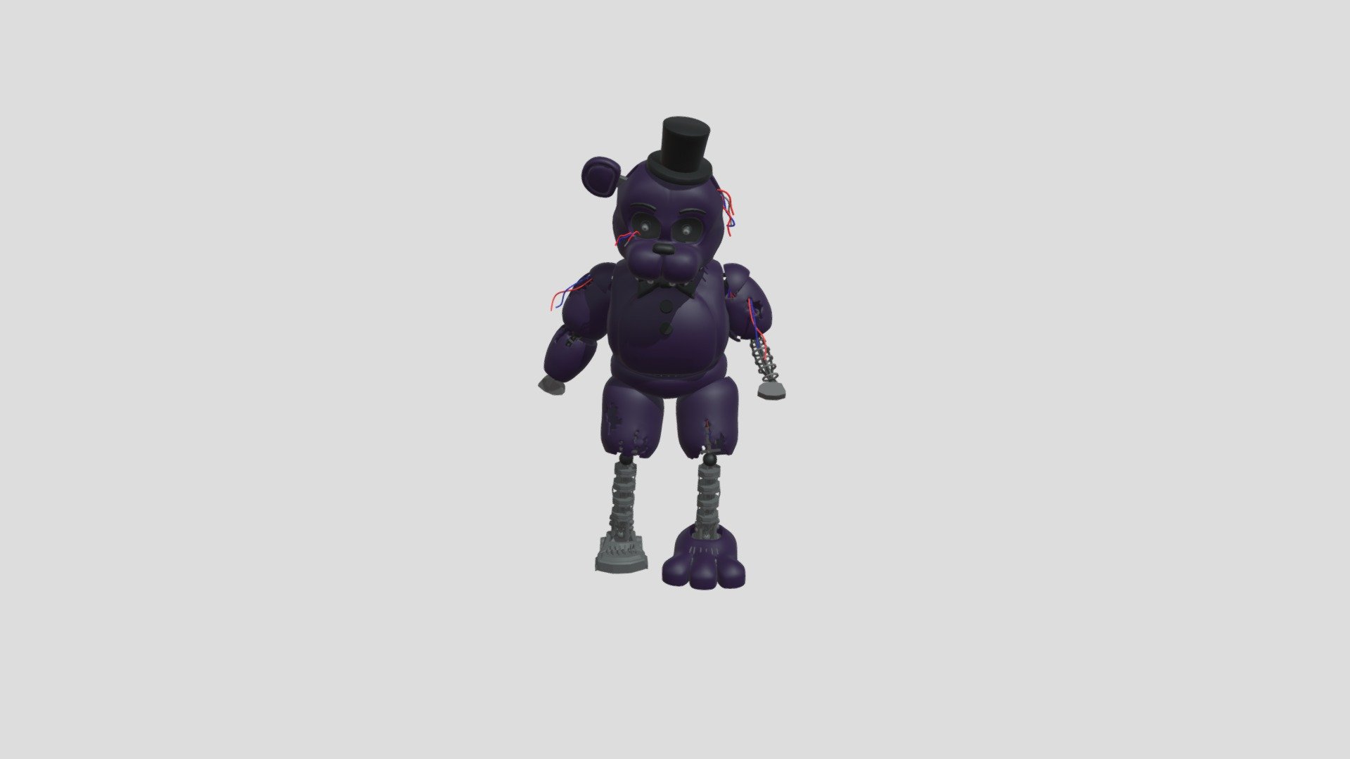 Ignited Shadow Freddy Download Free 3d Model By Dwall8611 8af5dbd Sketchfab 7021