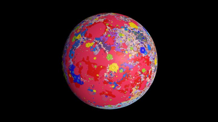 Lunar Geology 3D Model