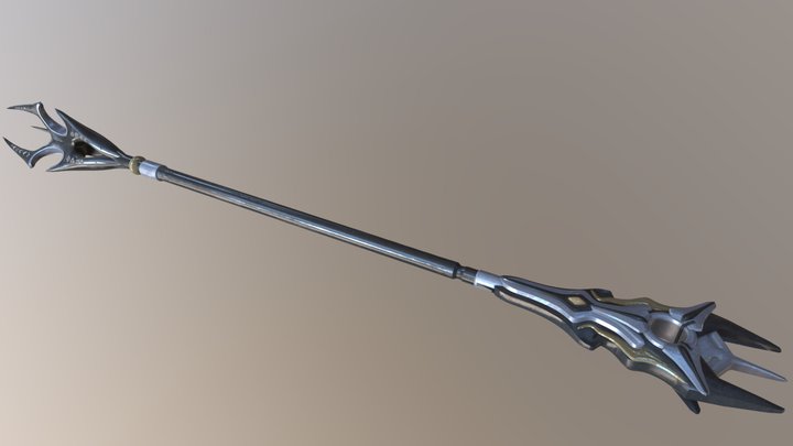 Sorcerer's Staff 3D Model