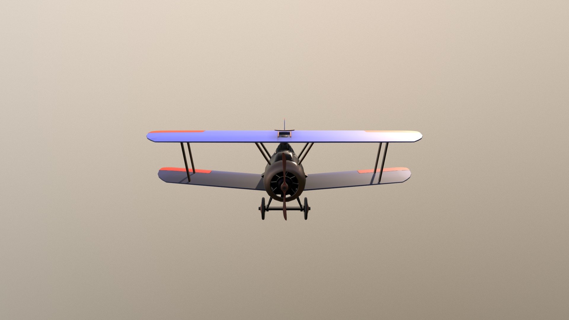 Airplane Vertex Color