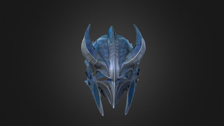Enchanted Dragon Helmet 3D Model