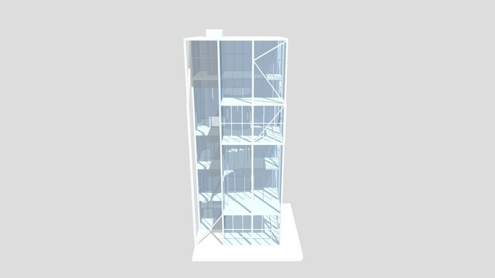 Variation 10(Vertical Voids):Shibaura House 3D Model