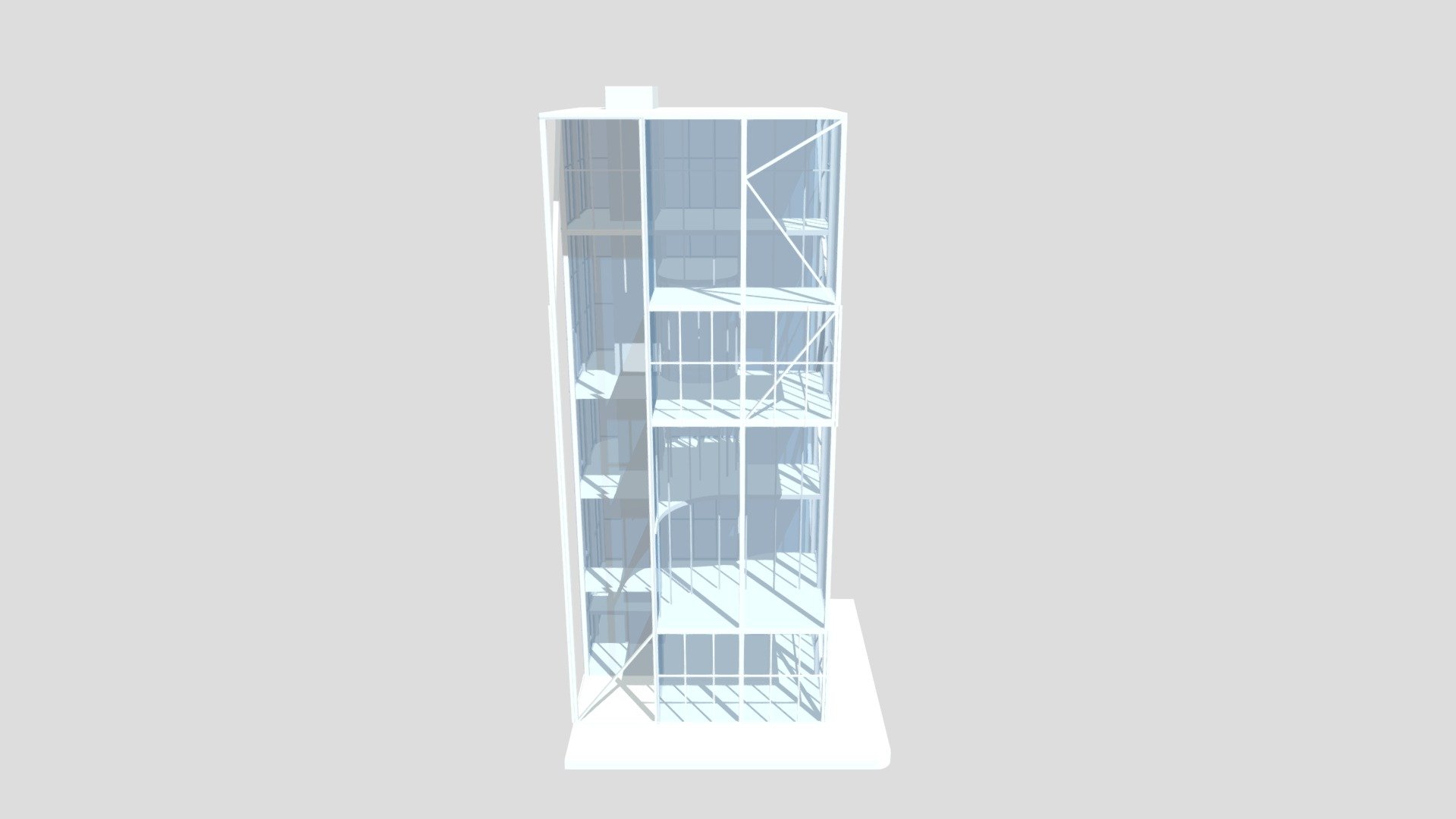 Variation 10(Vertical Voids):Shibaura House — Sketchfab embed 3D viewer