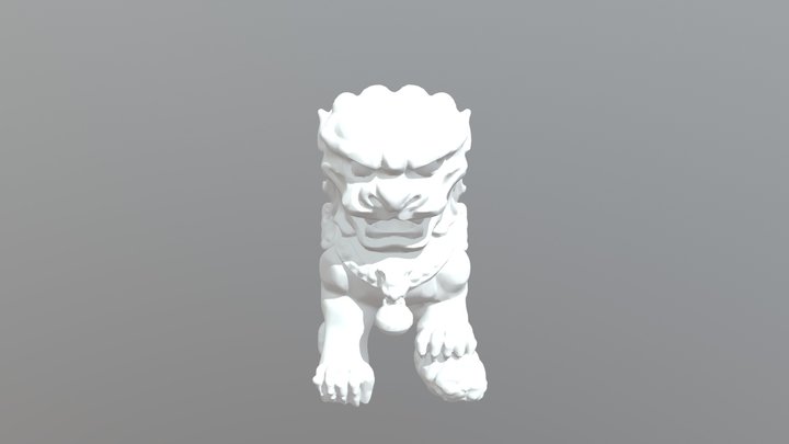 Chinese Guardian Lions (1) 3D Model