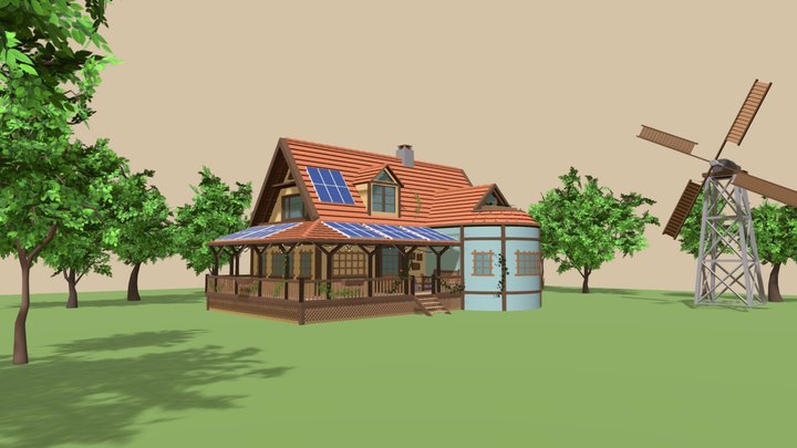 Cozy House 3D Model