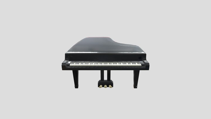 Grand Piano 3D Model