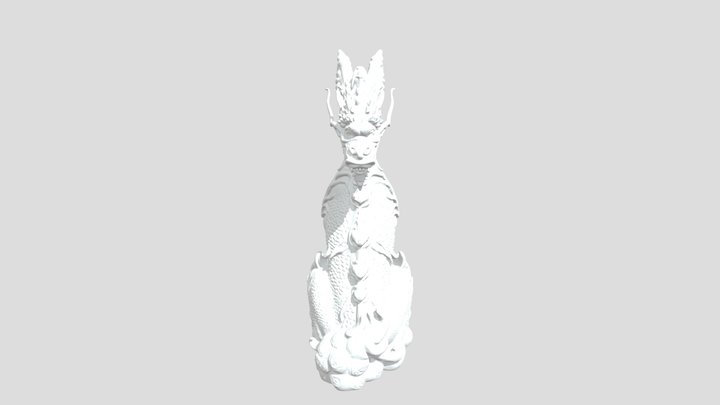 Ethereal Dragon Majesty 3D Model