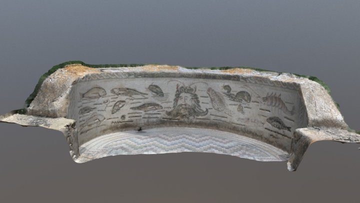 Bassin romain Neapolis 3D Model