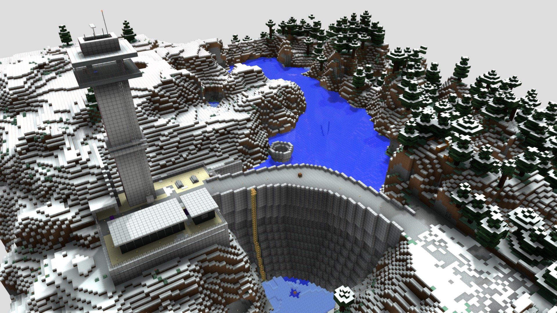 Dam - 3D model by mexert [8b02d6b] - Sketchfab