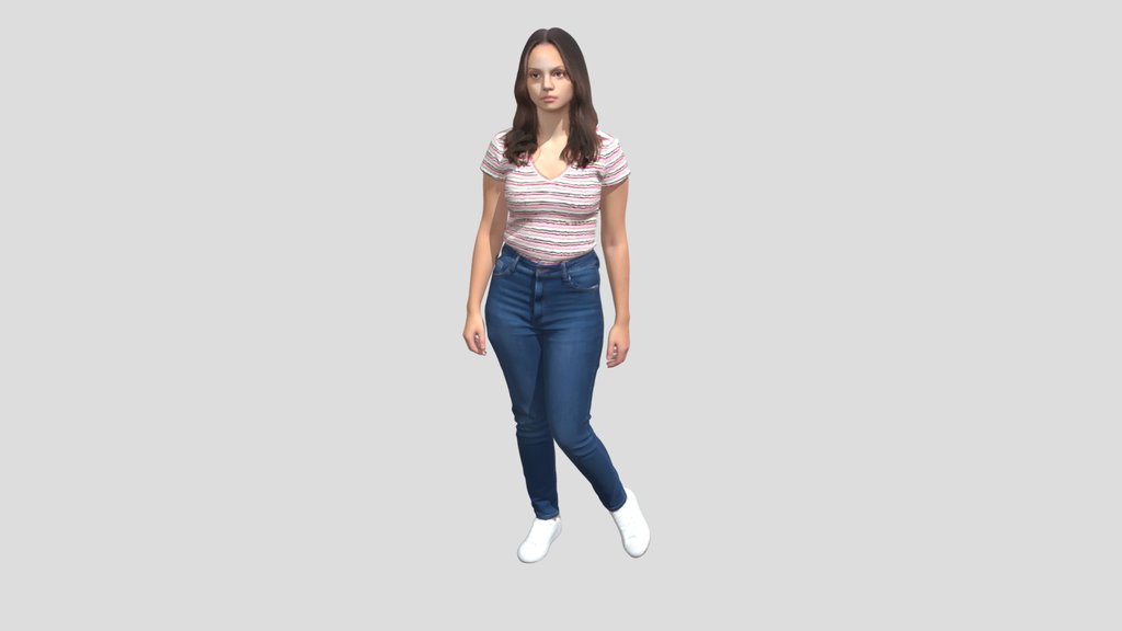 Casual Striped Tee Portrait