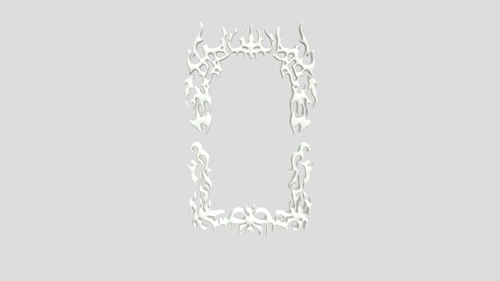 Y2k Frame V1 3D Model