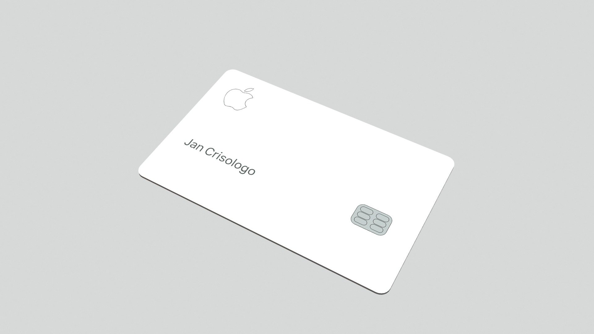 Apple Card - 3D model by rtql8d [8b0414b] - Sketchfab