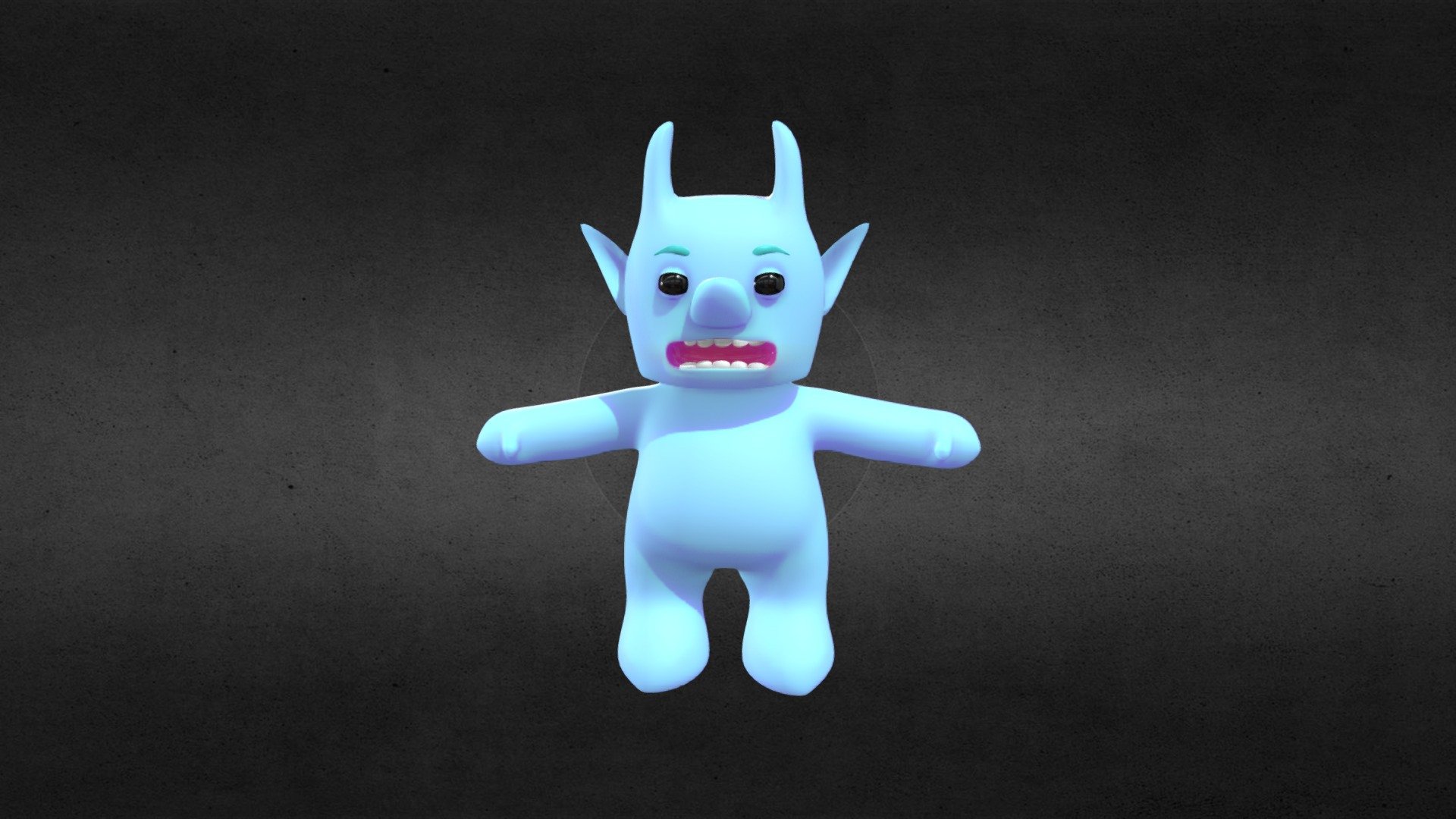 Blue Demon Cartoon