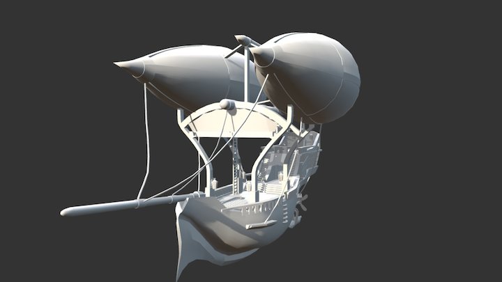 airship 2 3D Model