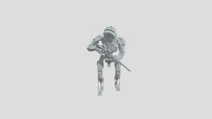 robot fighter 3D Model